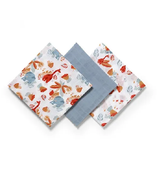 Autiņu komplekts Muslīns 3 gb. BabyOno SUPER SOFT 348/07