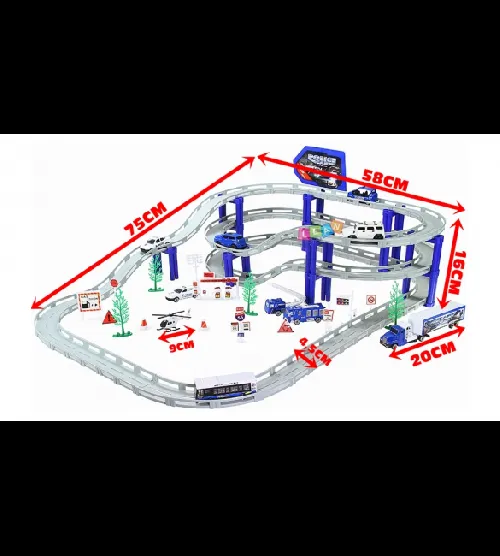 Auto trase 31x10x4 cm 12 el. 7092304