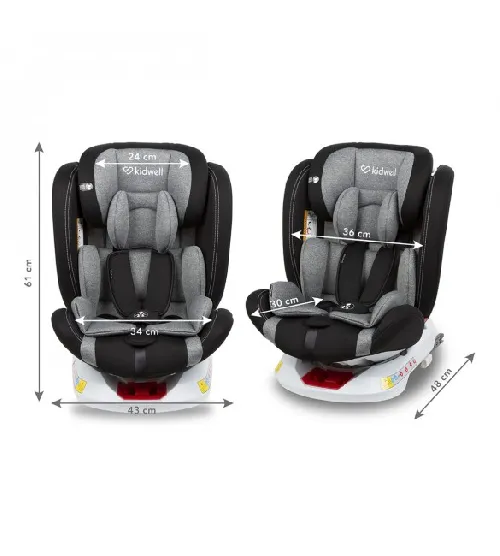 Autosēdeklis Kidwell ORBIT black 0-36 kg