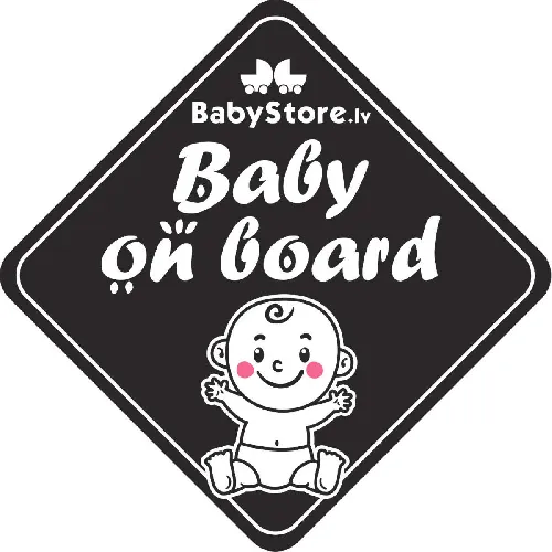 Baby On Board uzlīme automašīnai