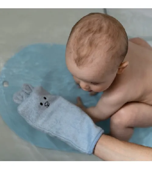 Бамбуковая мочалка BabyOno BAMBOO blue 787/02