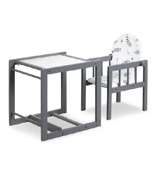 Barošanas krēsls - transformeris Klups LILLY graphite