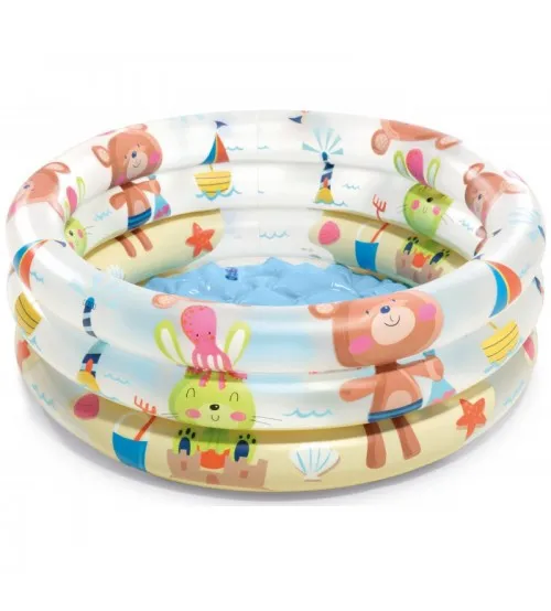 Baseins bērniem piepūšamais ar piepušāmo dibeni Dinozauri 33 lit. 61сmx22cm 57106