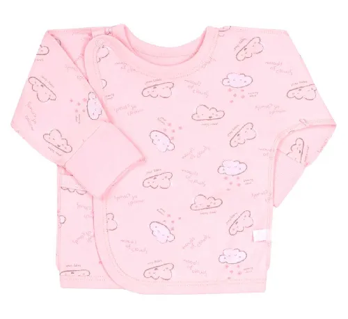Bembi pink sky Zīdaiņu kokvilnas krekliņš