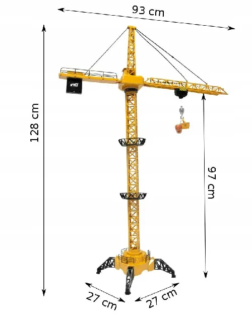 Bērnu celtnis ar ķiveri un tālvadības pulti 128cm