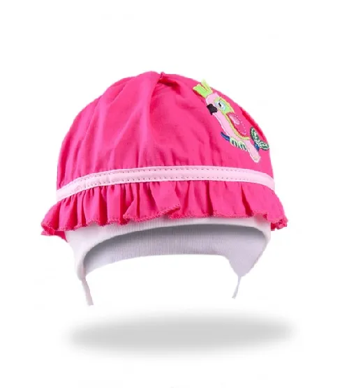 Bērnu cepure YOclub PINK PARROT CLU-067