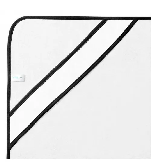 Bērnu dvielis ar kapuci Bambusa BabyOno 85x85 cm 343/01 white