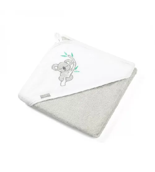 Bērnu dvielis ar kapuci Bambusa BabyOno 85x85 cm 343/03 grey