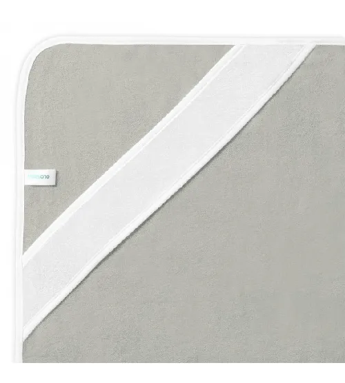 Bērnu dvielis ar kapuci Bambusa BabyOno 85x85 cm 343/03 grey