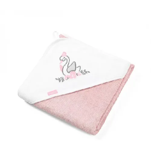 Bērnu dvielis ar kapuci Bambusa BabyOno 85x85 cm 343/04 pink