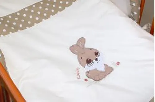 Bērnu gultas veļa: 2 daļas Ankras RABBIT K-2 virspalags+spilvendrāna
