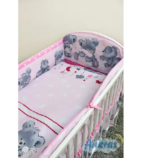 Bērnu gultas veļa: 2 daļas virspalags+spilvendrāna ANKRAS OWLS-HEARDS K-2 beige