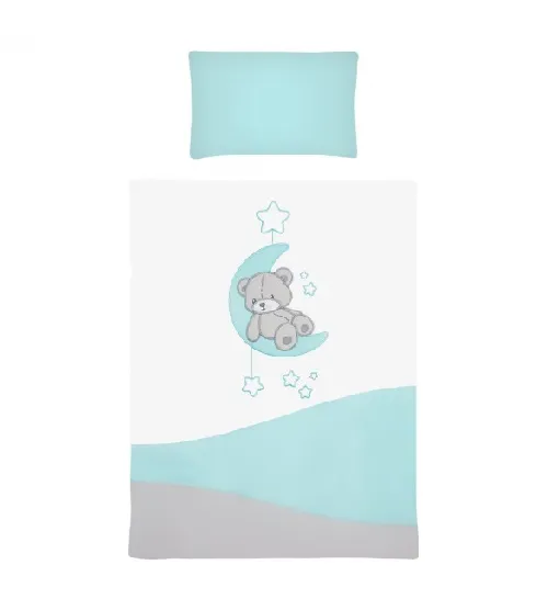 Bērnu gultas veļa: 5 daļas Ankras TEDDY BEAR turkus K-5 (135, 180) P02-0022