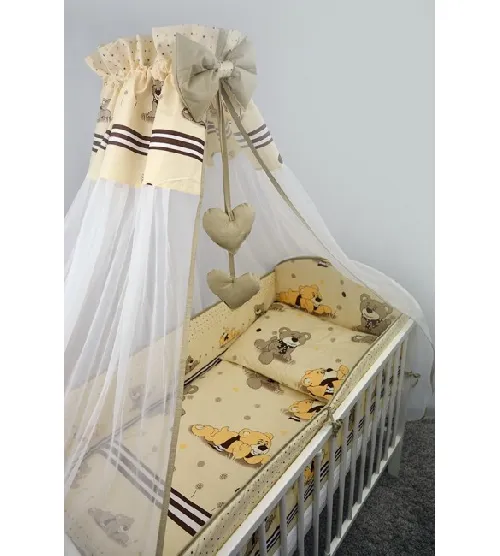 Bērnu gultas veļa: 6 daļas ANKRAS DREAMER beige K-6 (120,360)
