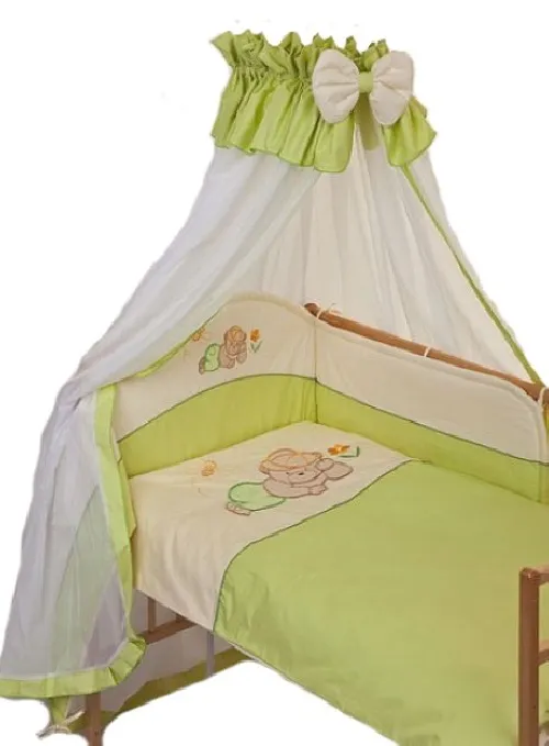Bērnu gultas veļa: 6 daļas PUCHATEK DREAMER K-6 green PUC-K6DRE.G2