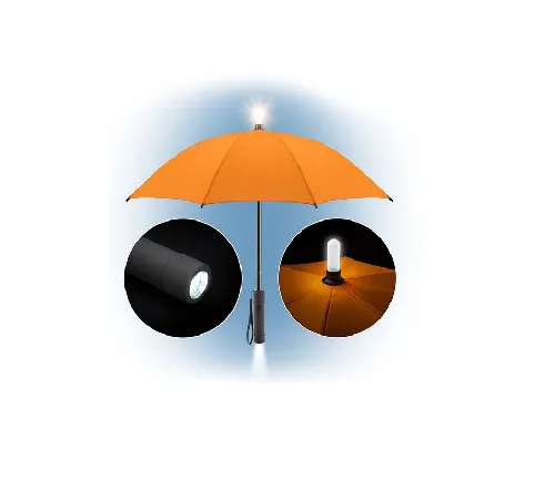 Bērnu lietussargs ar LED Fillikid Children's Umbrella Orange