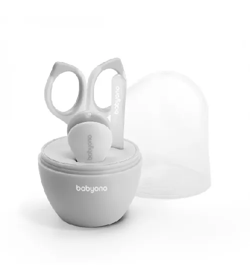 Bērnu nagu kopšanas komplekts BabyOno grey ONO-398.03