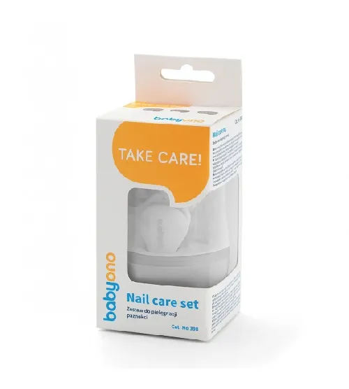 Bērnu nagu kopšanas komplekts BabyOno grey ONO-398.03