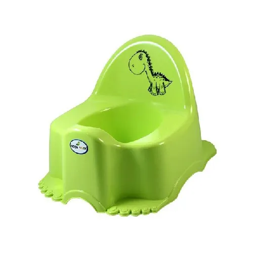 Bērnu podiņš ar mūziku ECO DINO light green TegaBaby PO-056