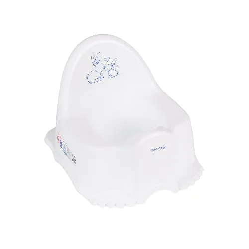 Bērnu podiņš muzikālais TegaBaby ECO RABBITS white PO-059