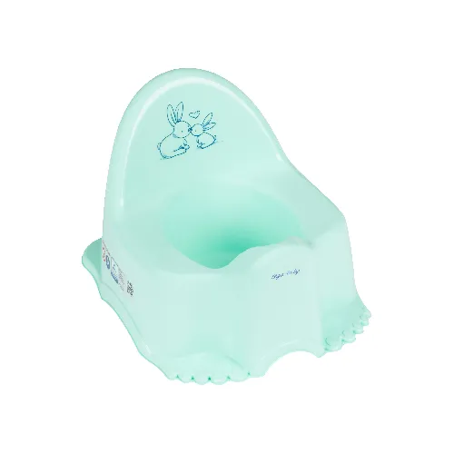 Bērnu podiņš TegaBaby ECO RABBITS green