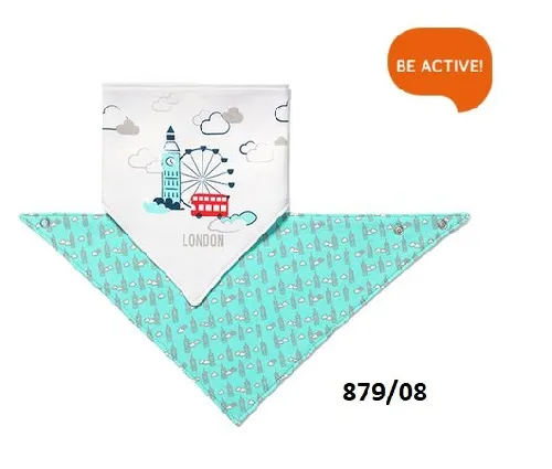 Bērnu priekšautiņš-lakatiņš 2 gb. BabyOno LONDON 879/08