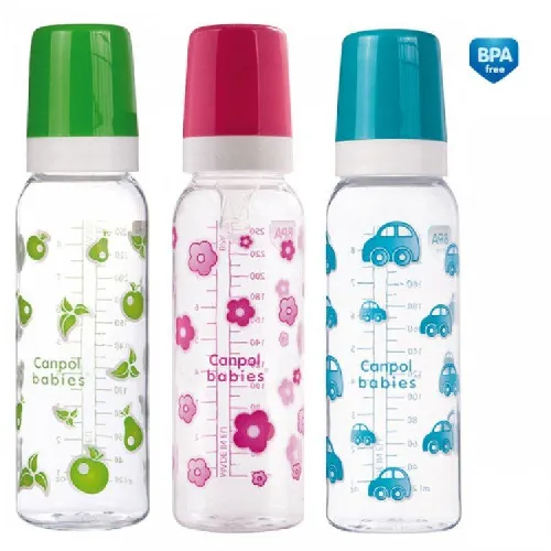 Бутылочка для кормления 250ml Canpol FRUITS 810