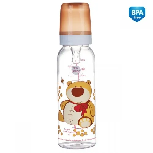 Bērnu pudele 250ml Canpol Jautrie Zvēriņi 841