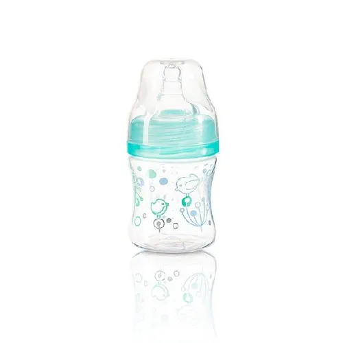 Bērnu pudele ar plato kakliņu 120ml BabyOno blue 402/03