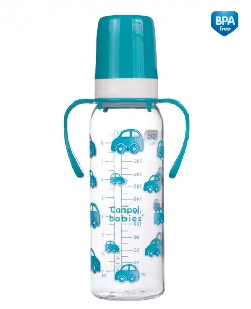 Bērnu pudele ar rokturiem 250ml Canpol 815