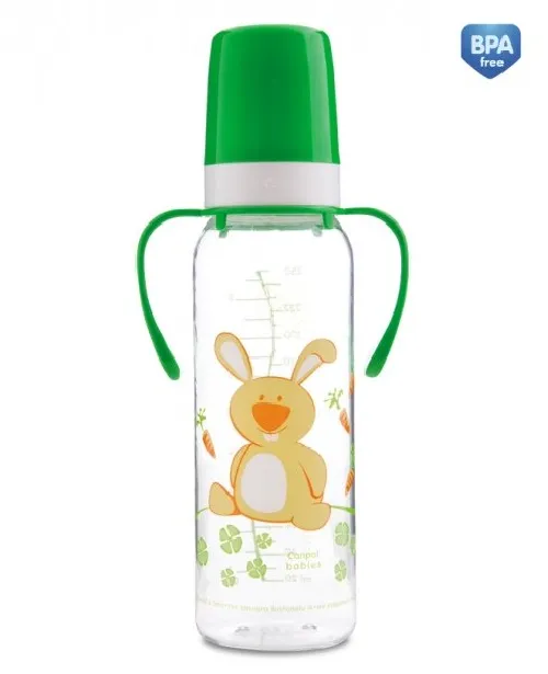 Bērnu pudele ar rokturiem 250ml Canpol 845