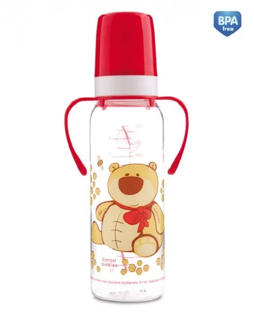 Bērnu pudele ar rokturiem 250ml Canpol 845