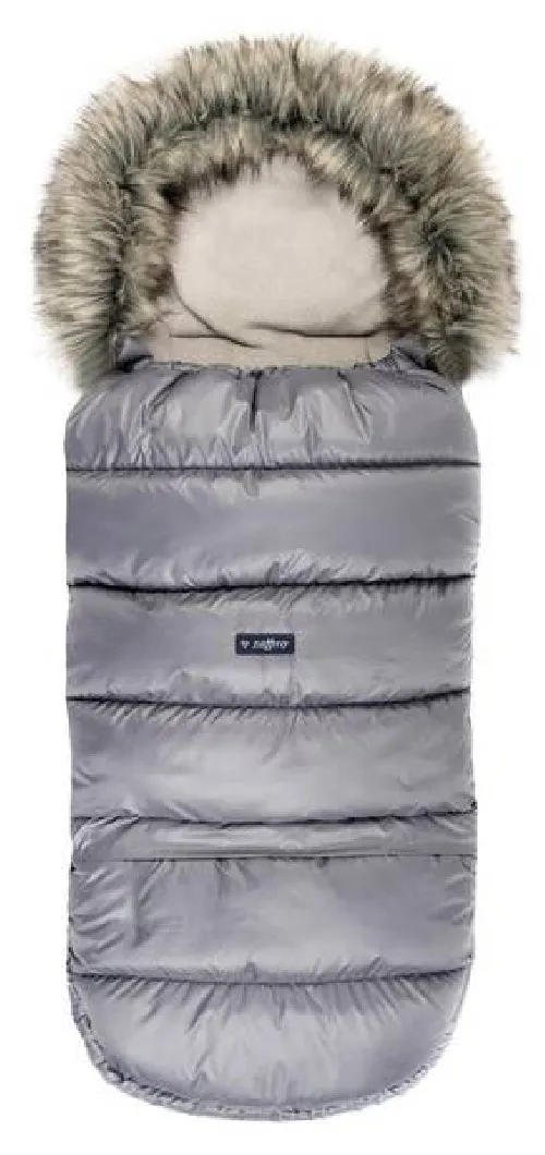 Спальный мешок для коляски Womar GROW UP 2.0 Wool pastel grey G-001