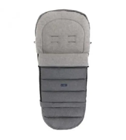 Bērnu ratu guļammaiss Womar iGROW 2.0 Wool Premium grey melange grey IGW-004