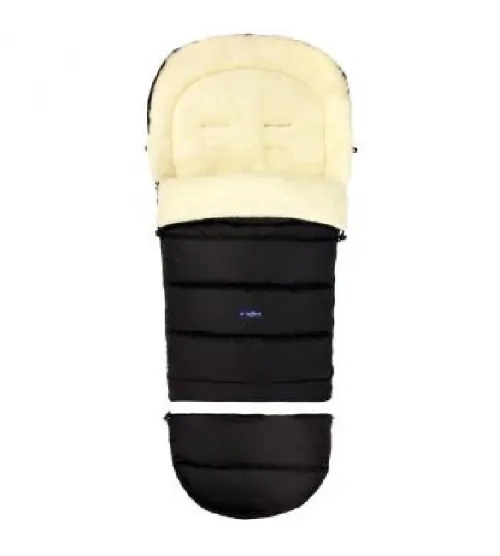 Bērnu ratu guļammaiss Womar iGROW Wool Black S20m-011