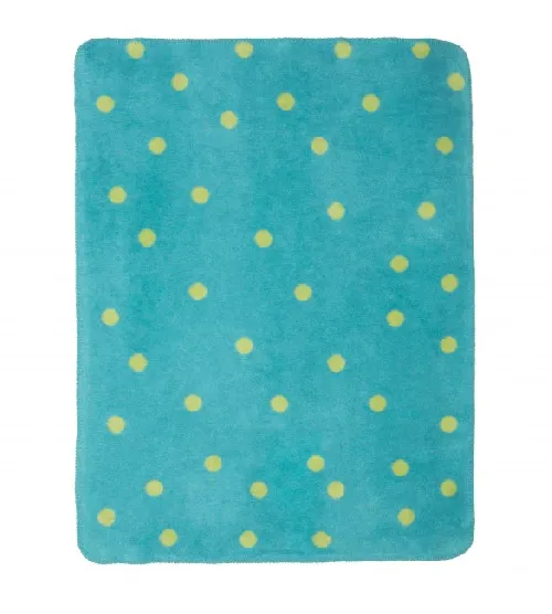 Bērnu sedziņa - plediņš 150x100 cm Womar TURKUS SPOTS KBA-020