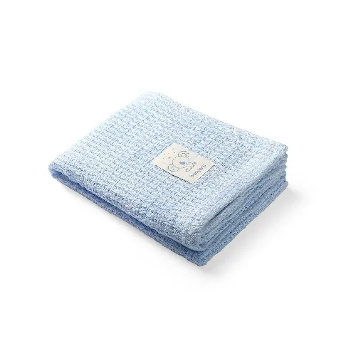 Bērnu sedziņa - plediņš Trikotāža 75 x 100 cm BabyOno BAMBOO blue 479/02