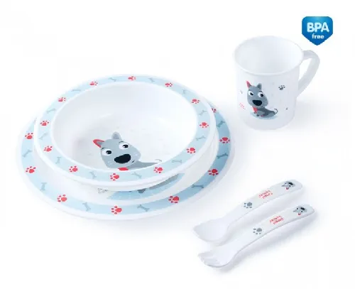 Bērnu trauku komplekts Canpol 4/401blue