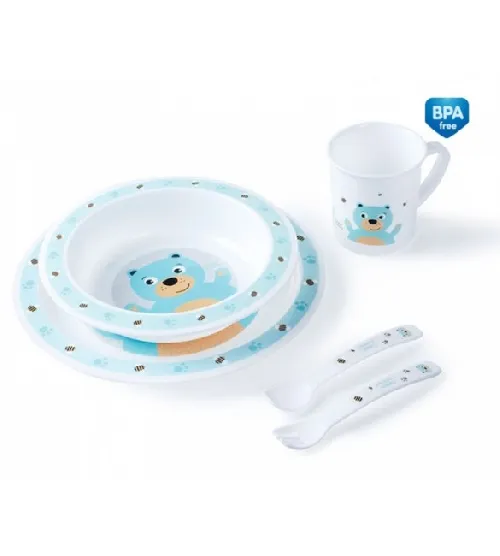 Bērnu trauku komplekts Canpol 4/401blue