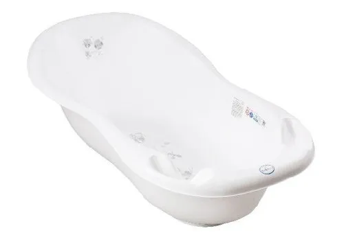 Bērnu vanna ar korķi 102 сm TegaBaby OWLS LUX white SO-005
