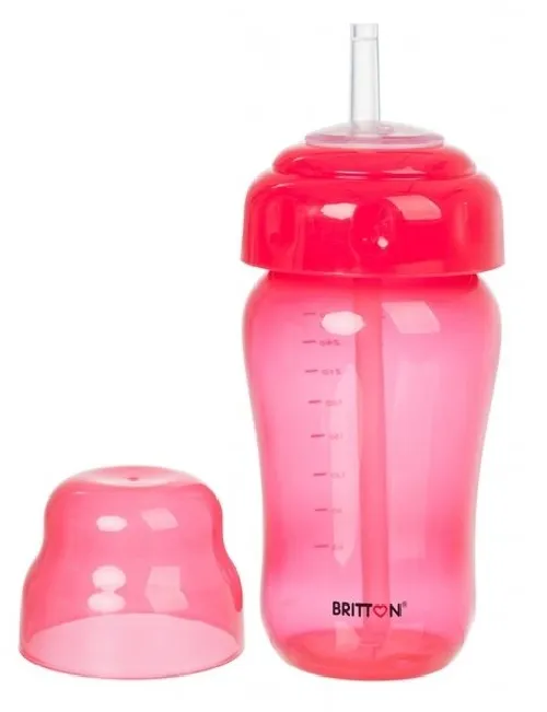 Britton Non Spill Straw Cup Krūzīte ar salmiņu 270 ml