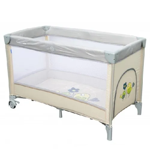 Ceļojumu gultiņa manēža BabyMix SPARROWS 8052-187 beige