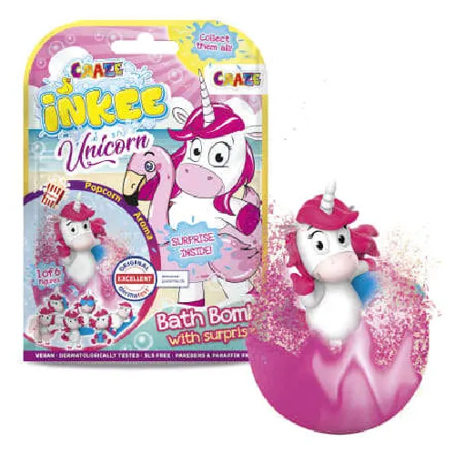 Craze Inkee Unicorn vannas bumba + rotaļlieta