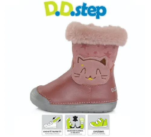 D.D.Step Ziemas zābaciņi no dabīgās ādas