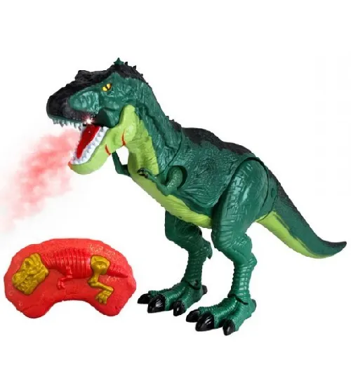 Dinozaurs ar tālvadības pulti + uguni izelpojošs 9444