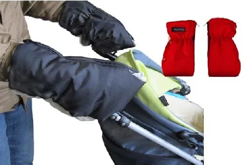Divdaļīgie ratu cimdi ar aitas vilnu Womar GREY M-015