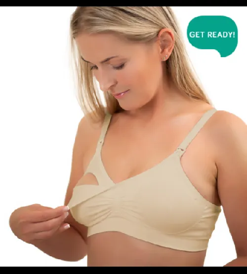 Grūtnieču un barošanas krūšturis Bezvīļu BabyOno neutral 506