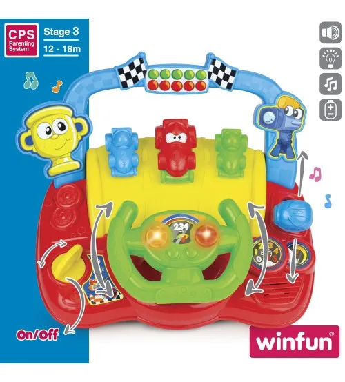 Interaktīva stūre ar skaņu un gaismu WinFun