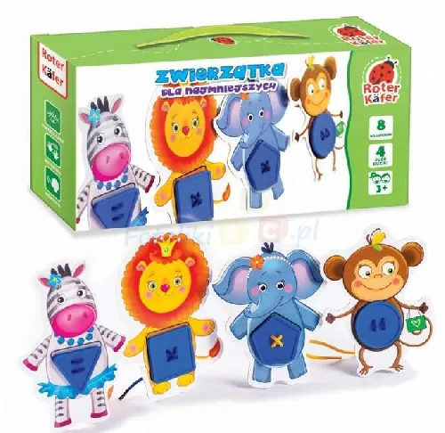 Izglītojoša spēle ar pogām Zvēri Vladi Toys