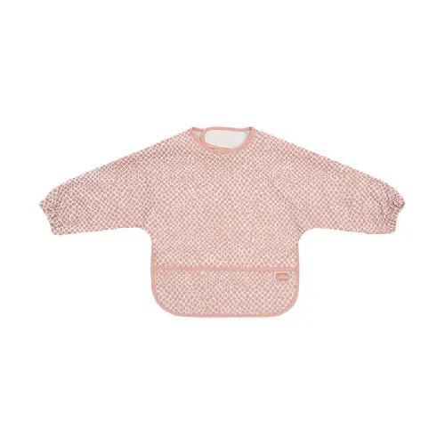 Jollein Bib Snake Pale Bērnu lācīte / Priekšautiņš frote ar piedurknēm
